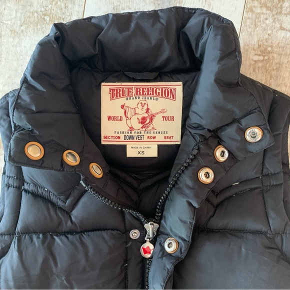 True Religion Down Vest - Picture 3 of 10